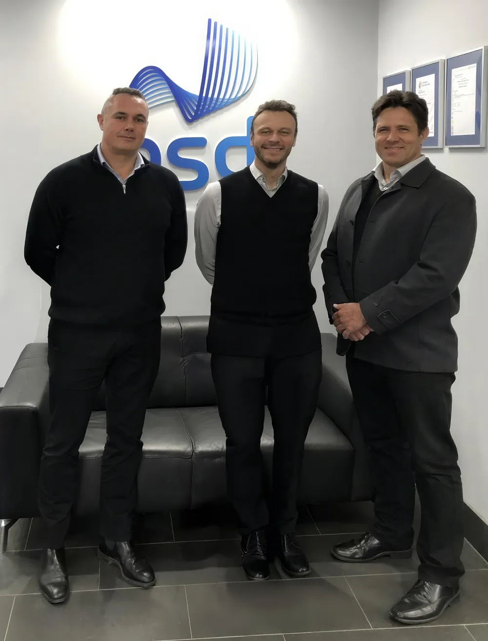 PSD Energy leadership team: Ignatius Muller, Darren Cripwell and Tertius Strydom